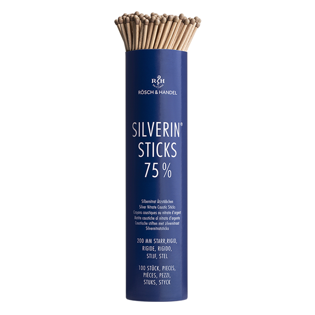 SILVERIN Sticks 75% met zilvernitraat SILVERIN Sticks 75% met zilvernitraat